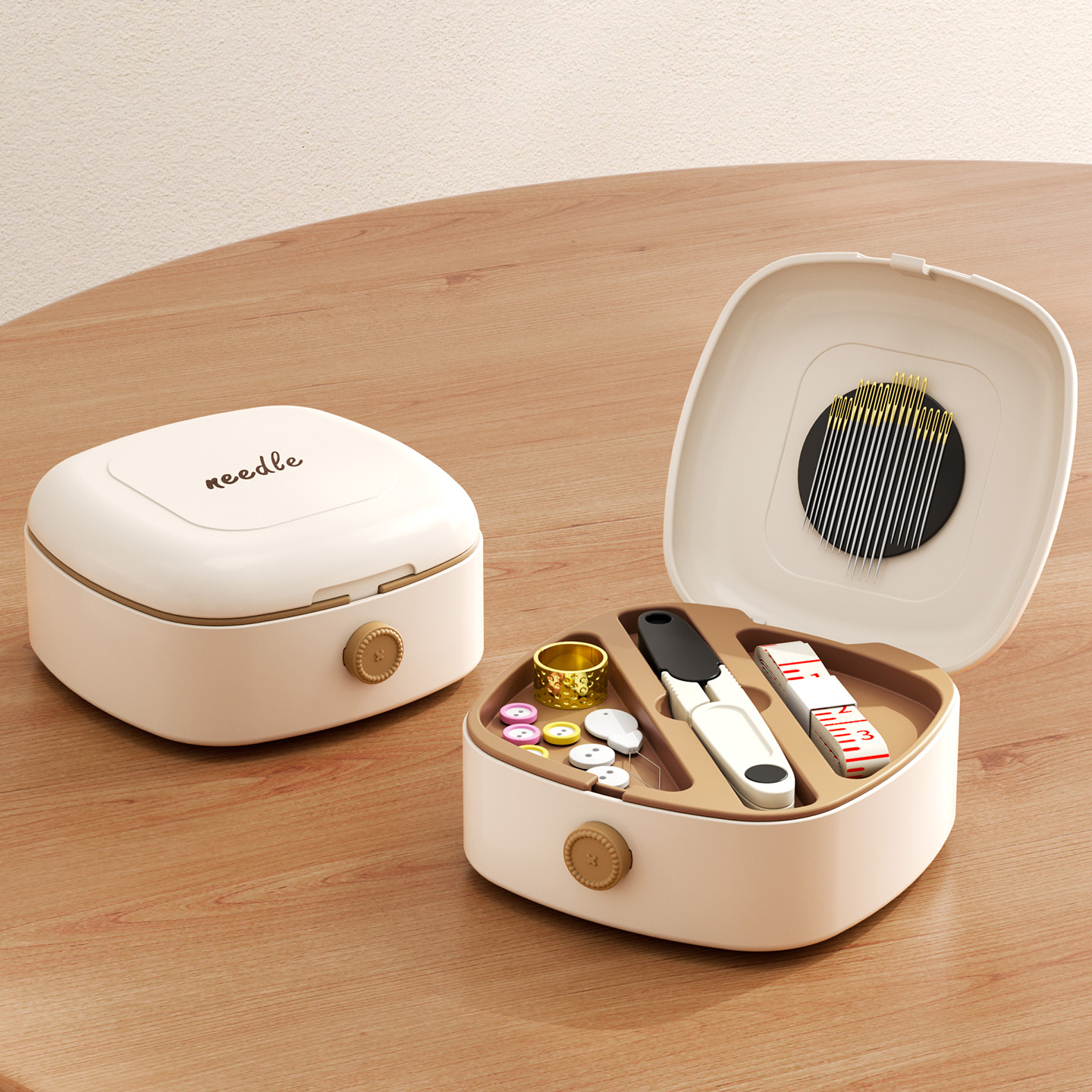 磁吸针线盒家用高质量实用针线包