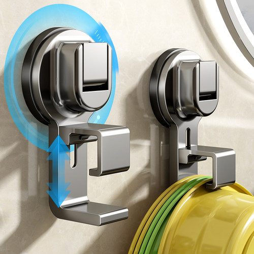 新疆包邮吸盘脸盆挂钩浴室化妆室墙上免打孔固定器真空吸盘夹家用