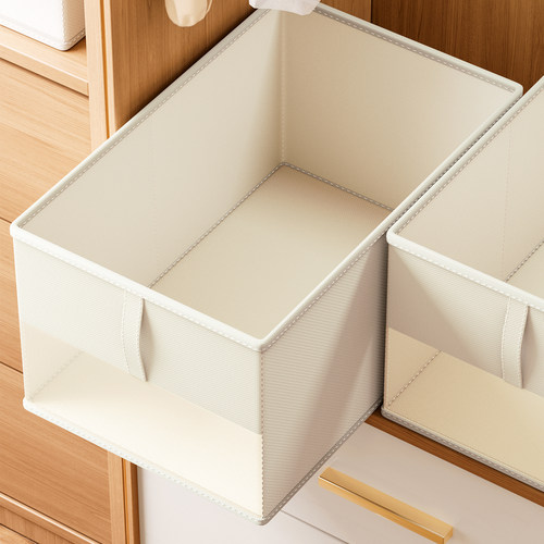 家用收纳箱衣柜分层透气收纳盒