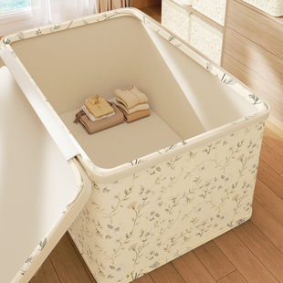衣服收纳箱大容量家用被子防尘带盖整理盒衣柜裤子衣物折叠百纳箱