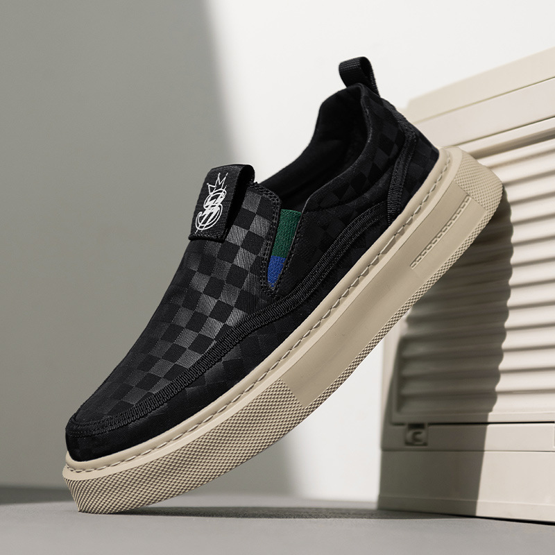 2024哈雷萨斯7802板鞋运动男鞋老爹鞋百搭男鞋乐福鞋男士潮流板鞋