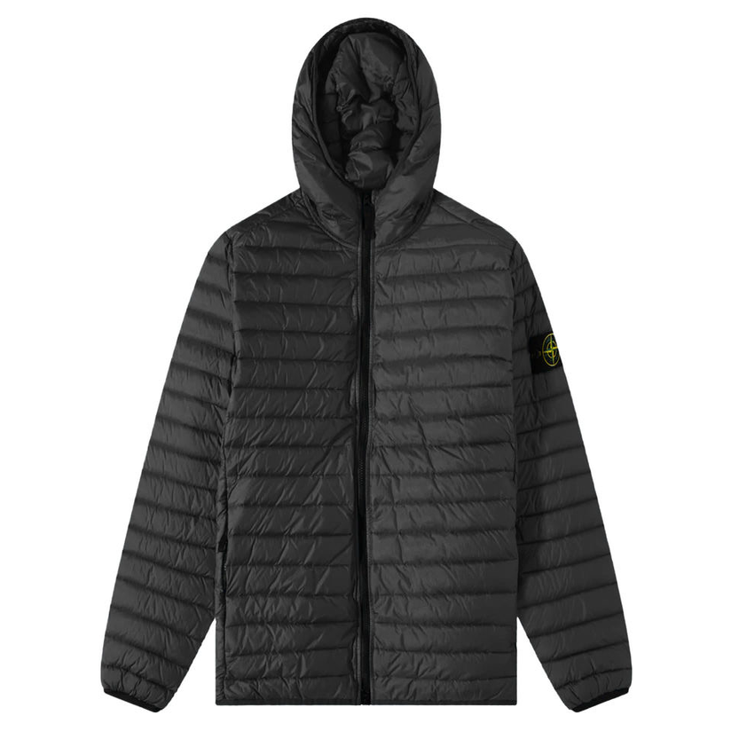 stone island island 石头色轻身连帽羽绒夹克短外套男