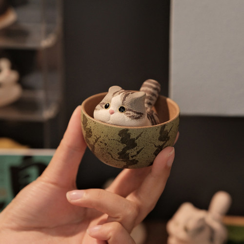 自明紫砂潮玩小众艺术摆件