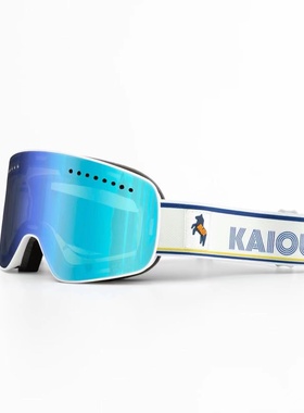 瑞典kaiou滑雪摩托车双板自由式单板公园风镜护目镜磁吸双镜片