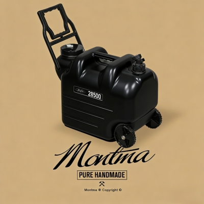 MA美式黑化移动水站露营水桶家用车载龙头水桶大容量储水箱自驾游