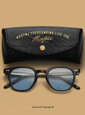 Montma美式复古M157超轻户外眼镜男女全天太阳镜开车驾驶摩托墨镜