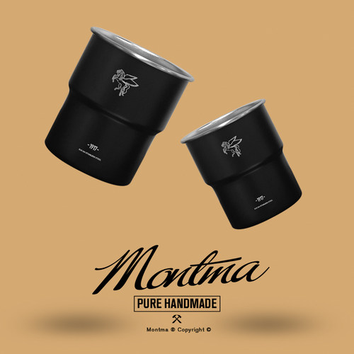 Montma美式颜值天花黑化水杯