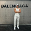 美式 黑 高街运动小直筒显瘦休闲长裤 健身百搭卫裤 JZD浅灰 男士 灰