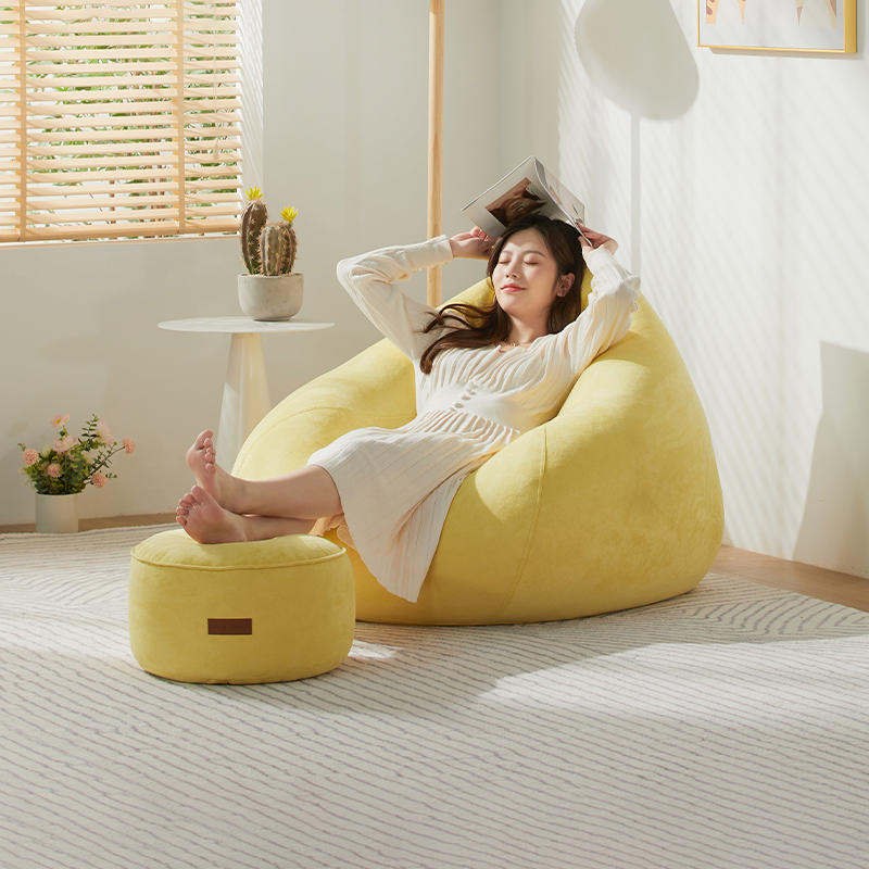 luckysac弹力懒人沙发豆袋可睡躺