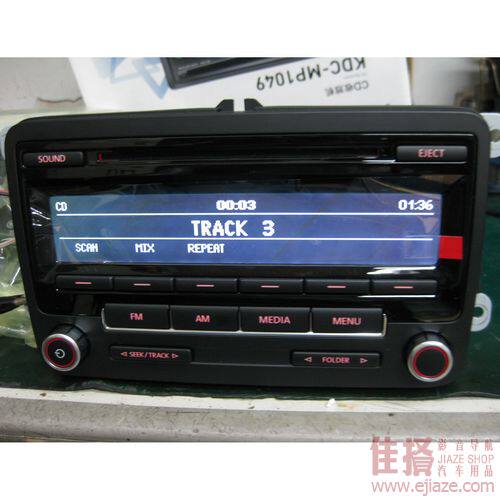 RCD310大众途观原车CD主机 德尔福机器 晶锐/速腾/迈腾/途安改装