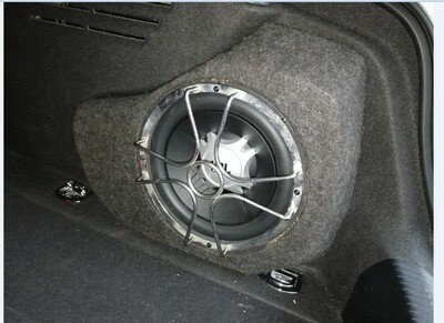 适合奥迪A4L 17 25款低音炮  A4旅行版木音箱 A5COUPer 10寸喇叭