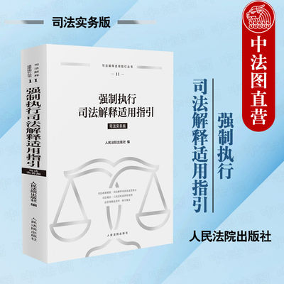 正版 2025新 强制执行司法解释适用指引 司法实务版 强制执行司法观点法律法规司法解释审判实务参考书 民事诉讼执行程序 人民法院