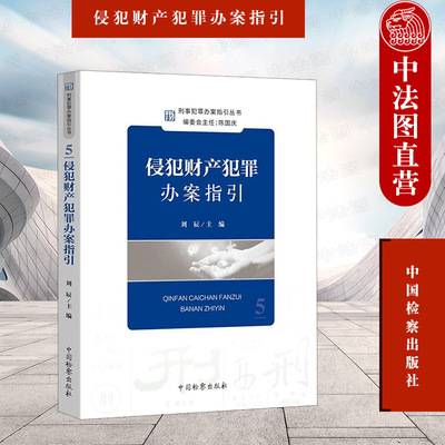 正版 刑事犯罪办案指引丛书 侵犯财产犯罪办案指引 刘辰 盗窃诈骗职务侵占罪司法解释典型案例实务 检察办案指引参考书 中国检察