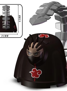 木叶忍者晓组织砂之蝎傀儡绯流琥拼装积木人仔玩具K2111