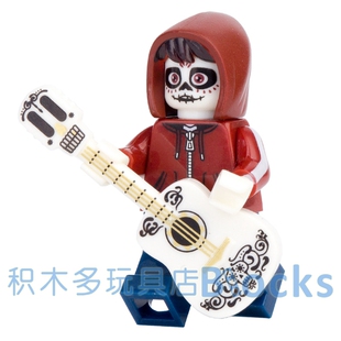 第三方抽抽乐周边寻梦环游记KR米格尔A积木人仔拼装玩具