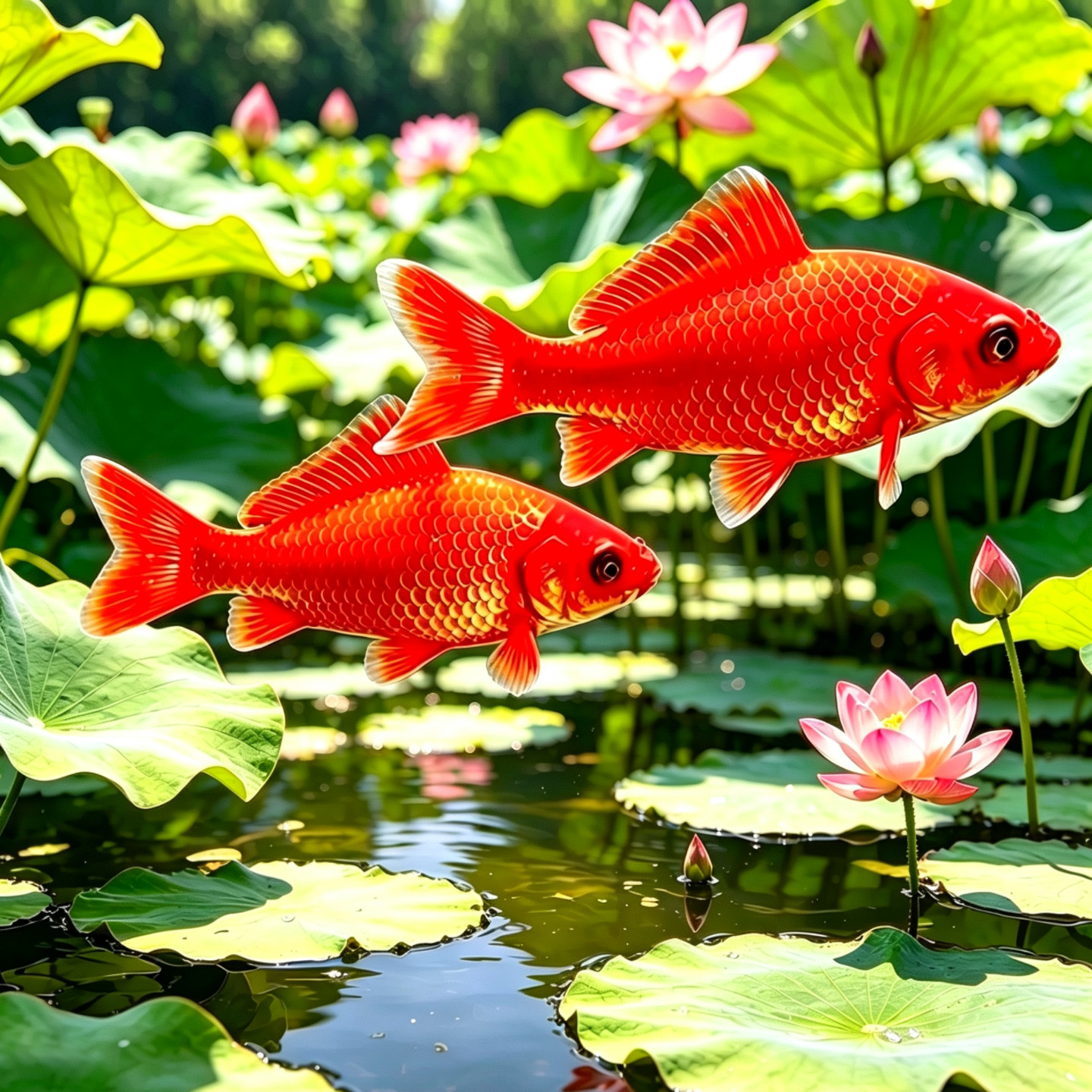 短尾红草金鱼活体红锦鲫冷水观赏鱼鱼缸红金鲫自来水好养耐活