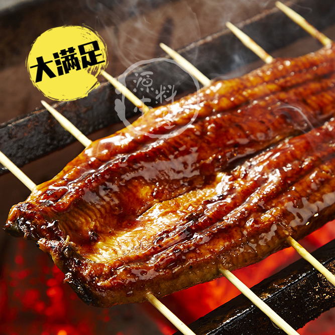 胜田烤鳗鱼肉多汁少活鳗烤制