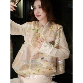 重工钉珠精致娃娃马甲 早春显白法式 若芙｜ 兰亭序