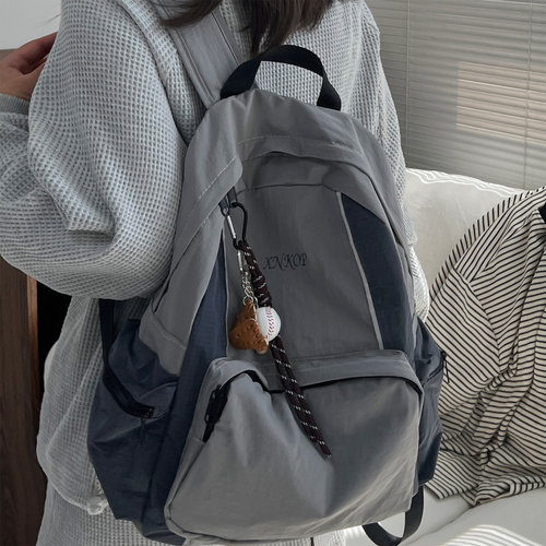 轻便旅游背包小众登山包韩版大学生书包女运动骑行户外通勤双肩包