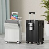 前置开口登机行李箱2025新款 皮箱子男 大容量旅行拉杆箱万向轮密码