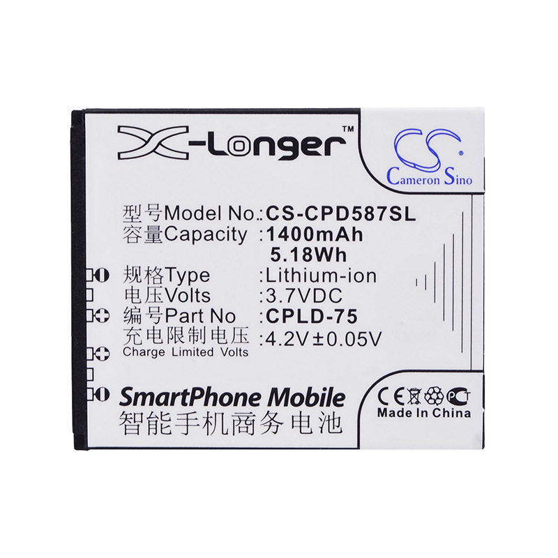 CameronSinoÊÊÓÃCoolpad 5870 7260ÊÖ»úµç³ØCPLD-75