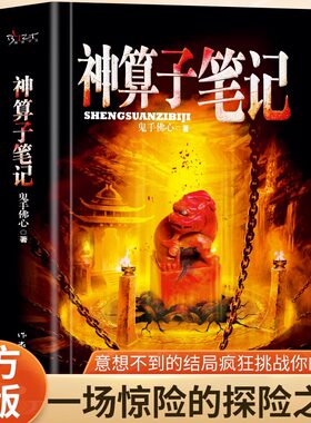 正版 神算子笔记正版鬼手佛心原著 揭开一块罕见的古山印之谜 引出了一次惊险的探险之旅 恐怖灵异故事 惊悚悬疑文学作品