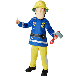 Fireman Sam儿童扮演服 消防员山姆 cosplay 万圣节服饰 3件套