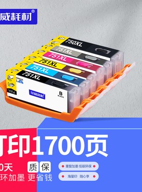 荣威耗材适用佳能ip7270 8770 ix6870 6770 6370 mg7170 MG5570 7570 6470 5470 5472打印机墨盒