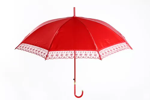 Свадебная невеста Красный зонтик Традиционный китайский длинное кружево