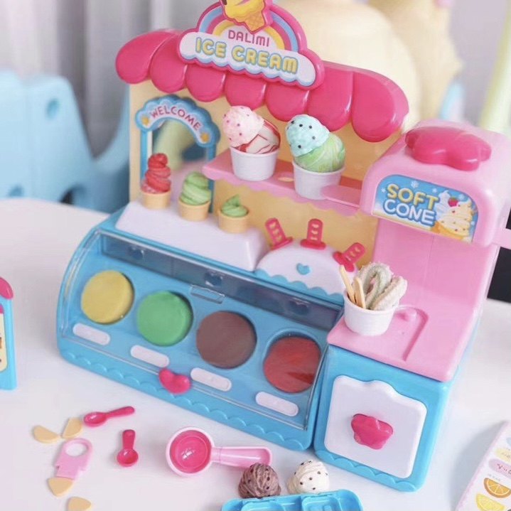 toytron太伶美儿童过家家冰淇淋推车小伶玩具仿真甜品车61礼物