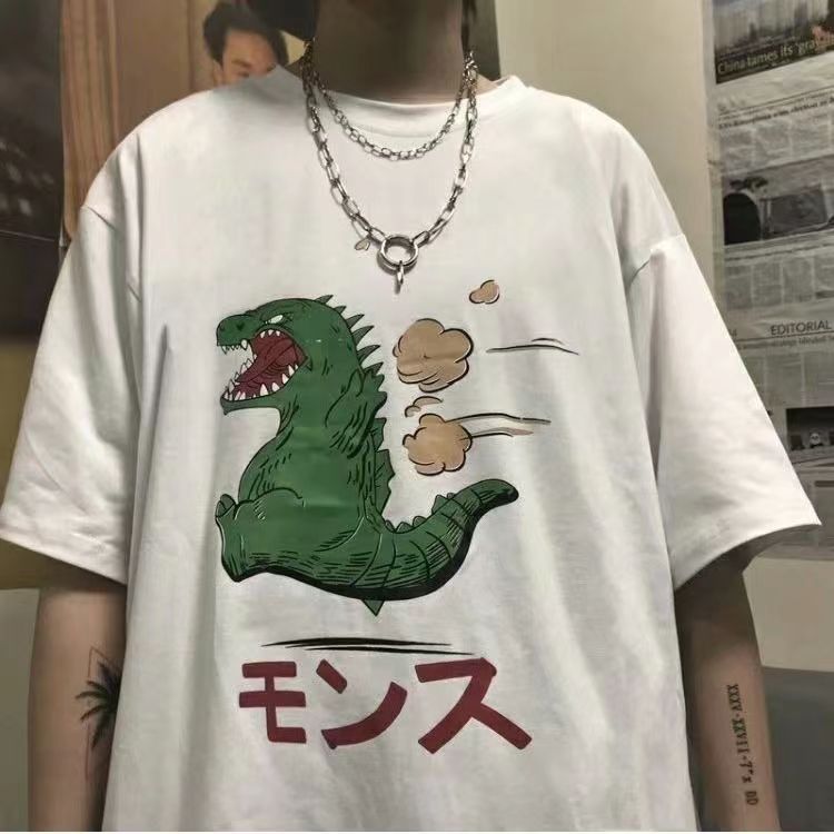 学生宽松韩版原宿风男士短袖t恤