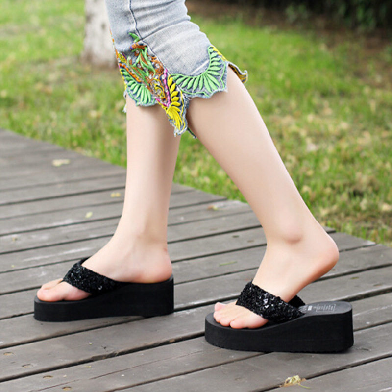 Sandales femme OTHER   en tissu paillete - Ref 2669998 Image 3