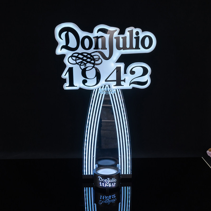 夜场香槟酒座酒吧LED发光酒座红洋酒展示架派对KTV摆台名仕酒托