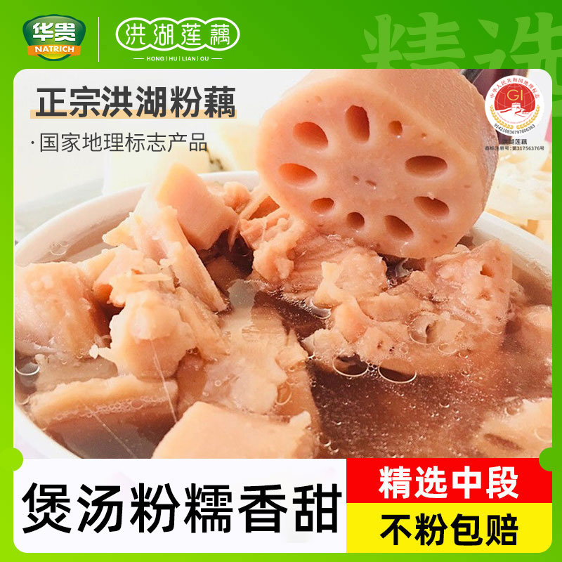 洪湖粉藕新鲜国家地标洪湖莲藕