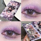 清冷感灰紫色 眼影盘大地色哑光珠光爆闪日常小烟熏纯欲2025新款