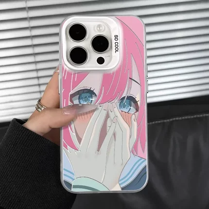 蓝眼睛初音未来适用苹果17promax手机壳新款高级感动漫保护壳