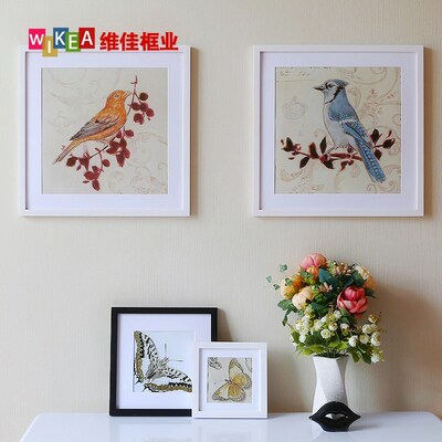 正方形挂墙木质拼图大相框