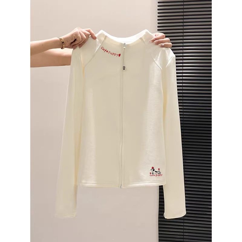 太太太赞了~立领鱼骨开衫拉链卫衣外套女加厚保暖德绒百搭上衣