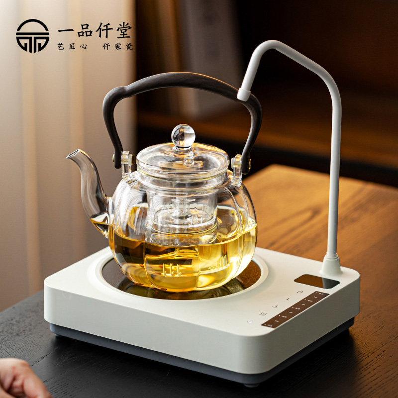 耐热提梁壶玻璃提梁壶免费定制