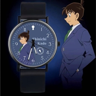 麦和名侦探柯南联名消失的手表学生男生怪盗基德礼物腕表