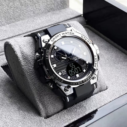 钢铁之芯手表男款初高中学生2025新款运动多功能防水夜光电子表男