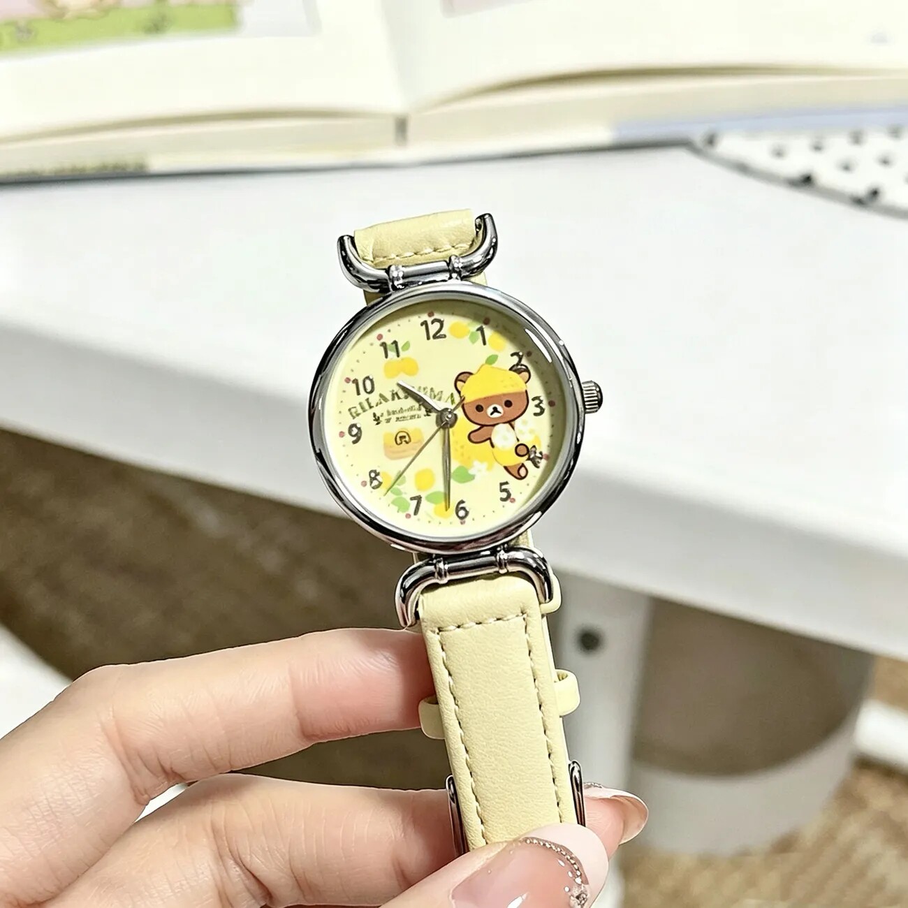 轻松熊中古手表女学生静音腕表初高中生考试看时间石英表生日礼物图片
