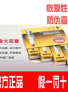NGK火花塞ZFR6FGP适用宝骏630奔腾B30海马海福星旗云六代雅阁森雅
