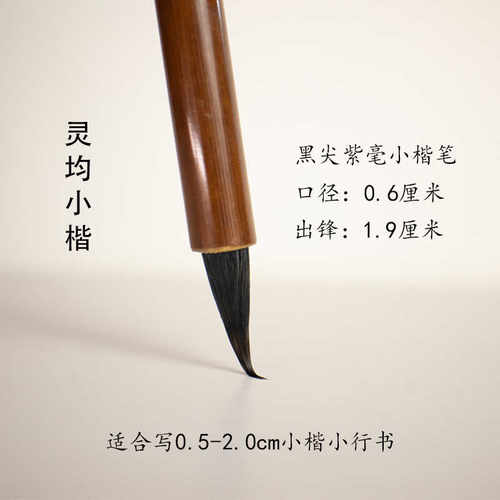 小楷专业级行书紫毫灵均