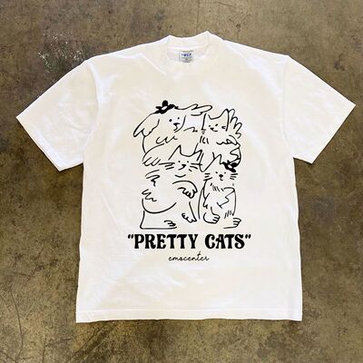 潮牌短袖t恤短袖T恤男国潮印花圆领重磅230Gins美式潮流夏季新款