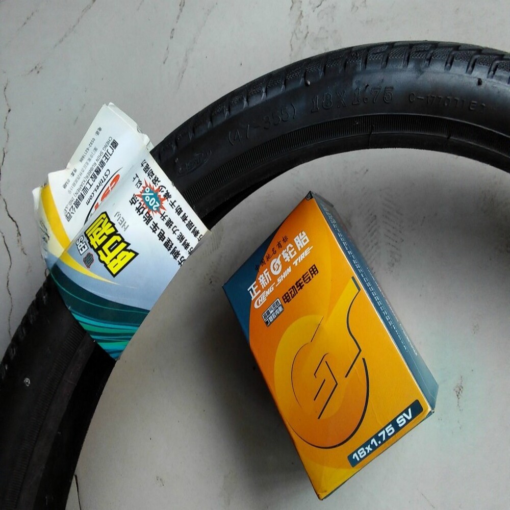 正新轮胎锂电车18x1.75内外胎