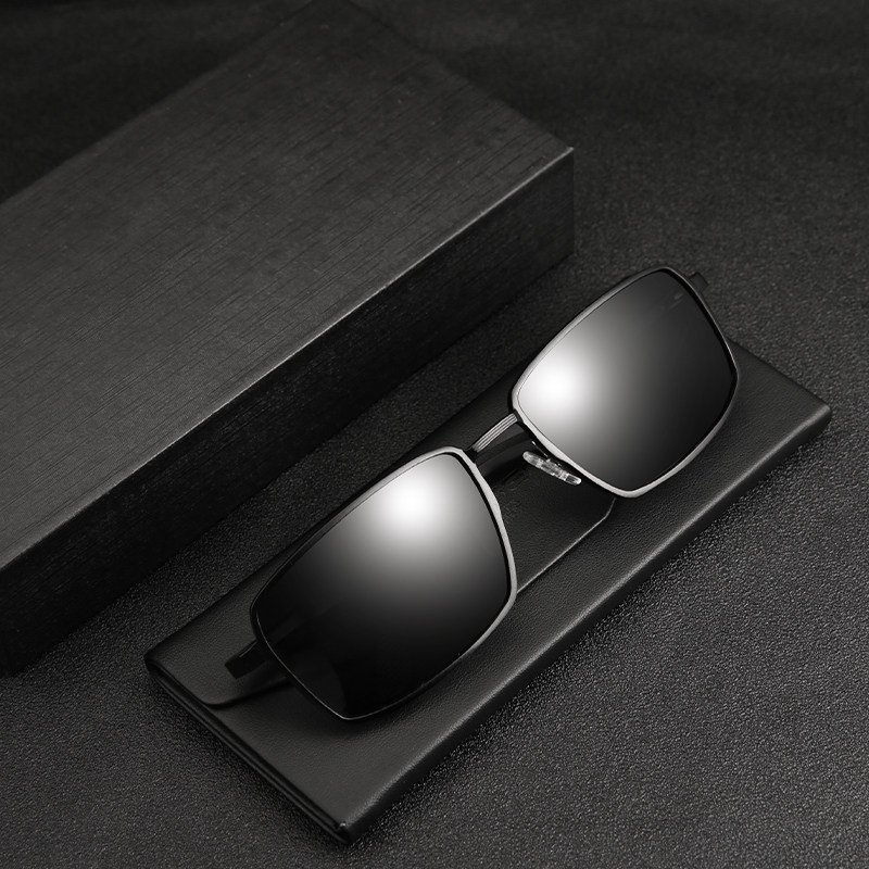 时尚新款酷帅优雅商务男士偏光太阳镜经典炫彩型开车太阳眼镜墨镜