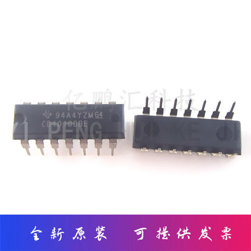 CD40106BE CD40106 施密特触发器芯片IC DIP-14 全新原装