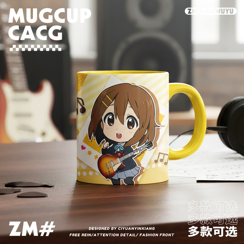 K-ON轻音少女平泽唯秋山澪陶瓷杯