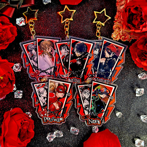 女神异闻录5动漫游戏同人钥匙扣